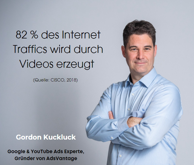 Gordon Kuckluck über Youtube Ads, Adsvantage Agentur