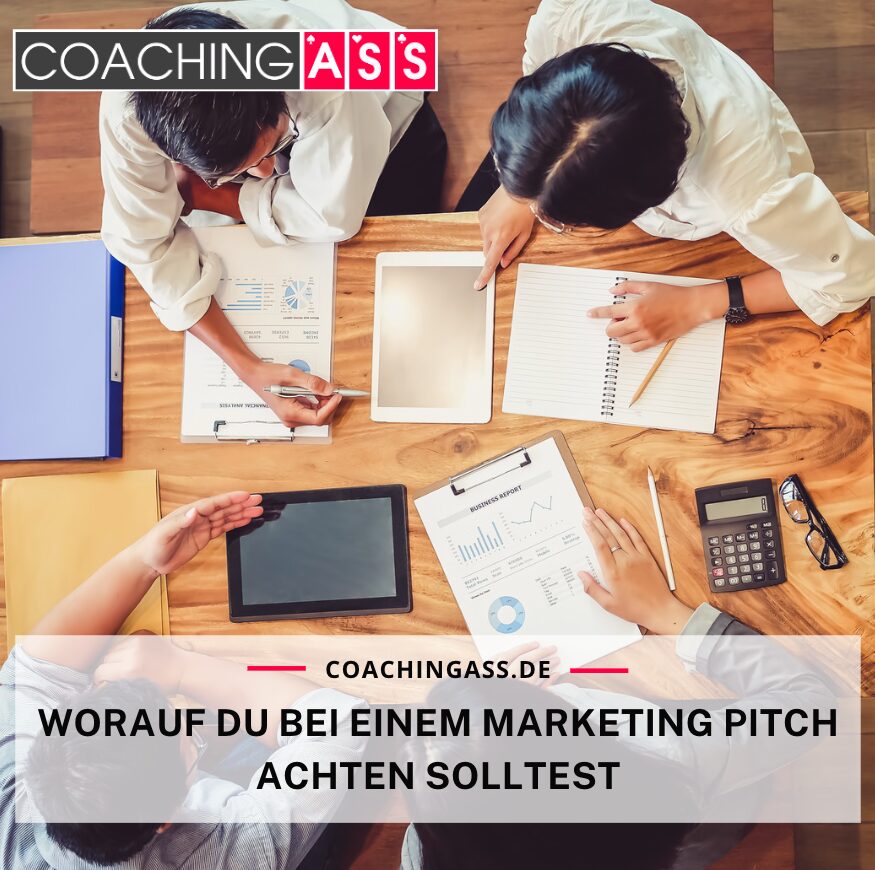 Worauf du bei einem Marketing Pitch achten solltest