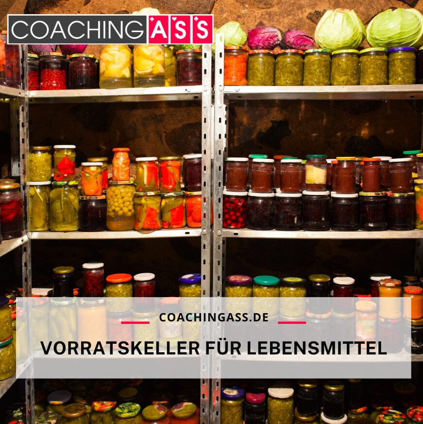 Vorratskeller für Lebensmittel