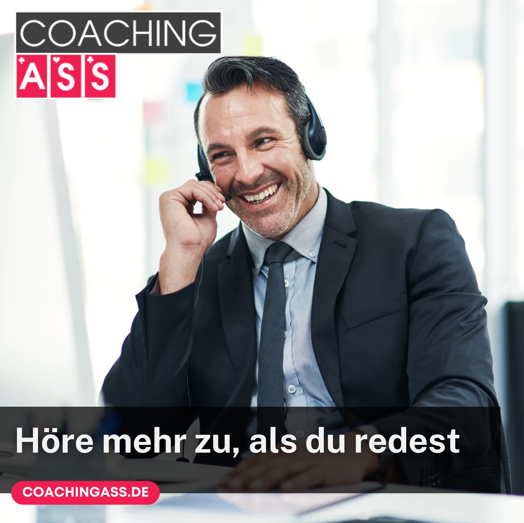 Höre mehr zu, als du redest
