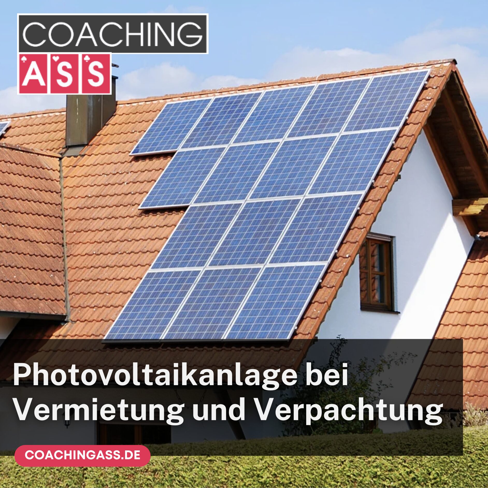 Photovoltaikanlage bei Vermietung und Verpachtung