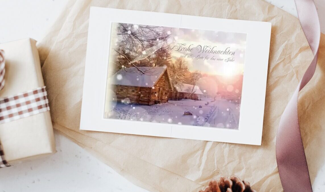 Weihnachtskarten für Geschäftspartner 2025