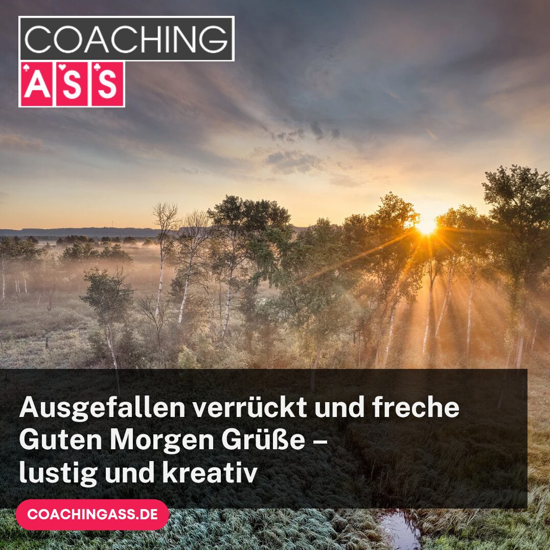 Ausgefallen verrückt und freche Guten Morgen Grüße – lustig und kreativ