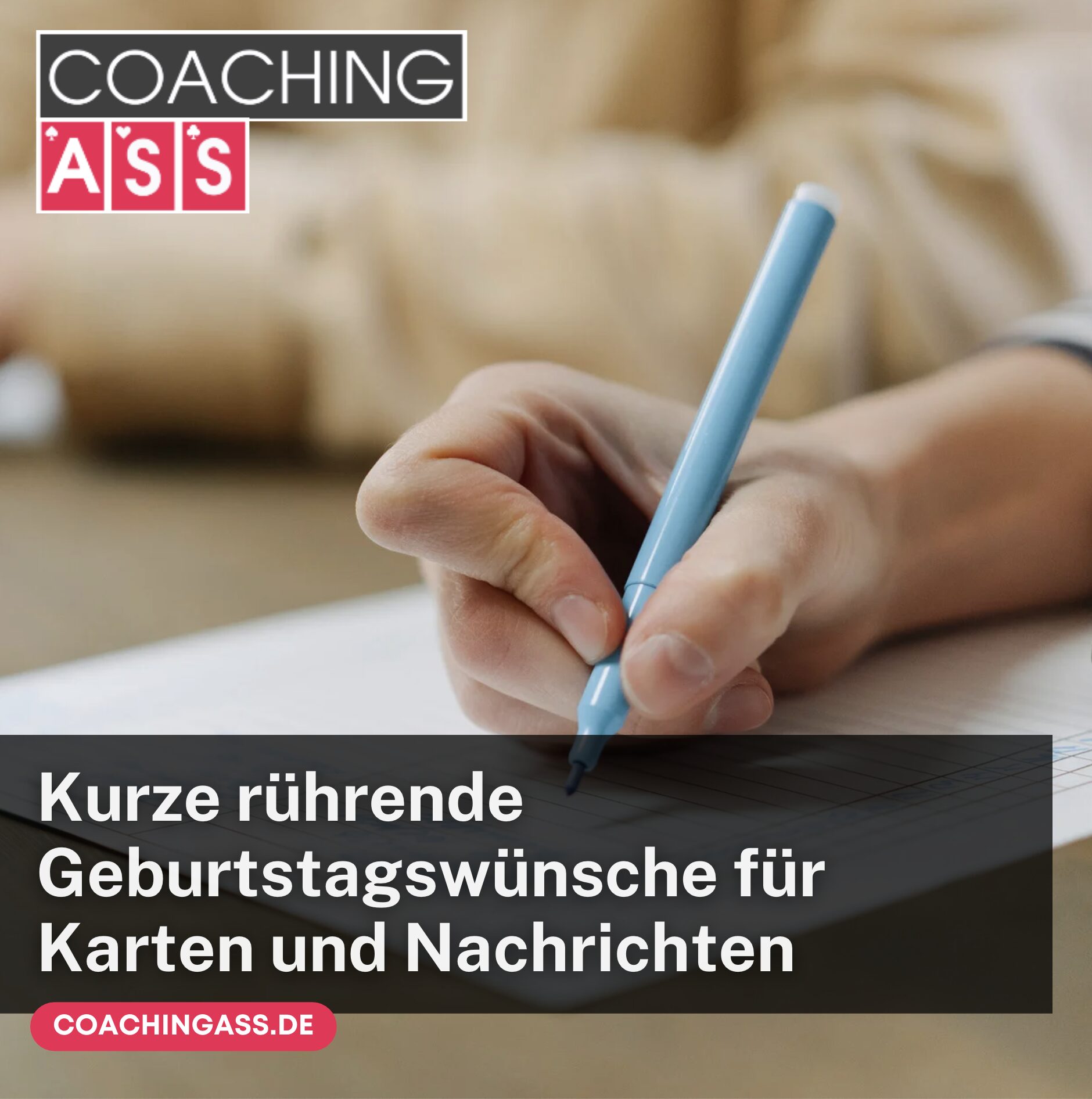 Kurze rührende Geburtstagswünsche für Karten und Nachrichten