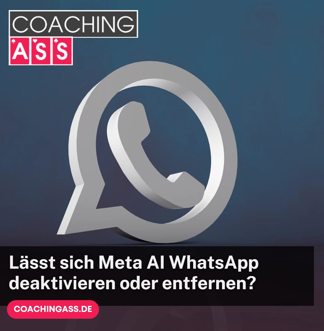 Lässt sich Meta AI WhatsApp deaktivieren oder entfernen