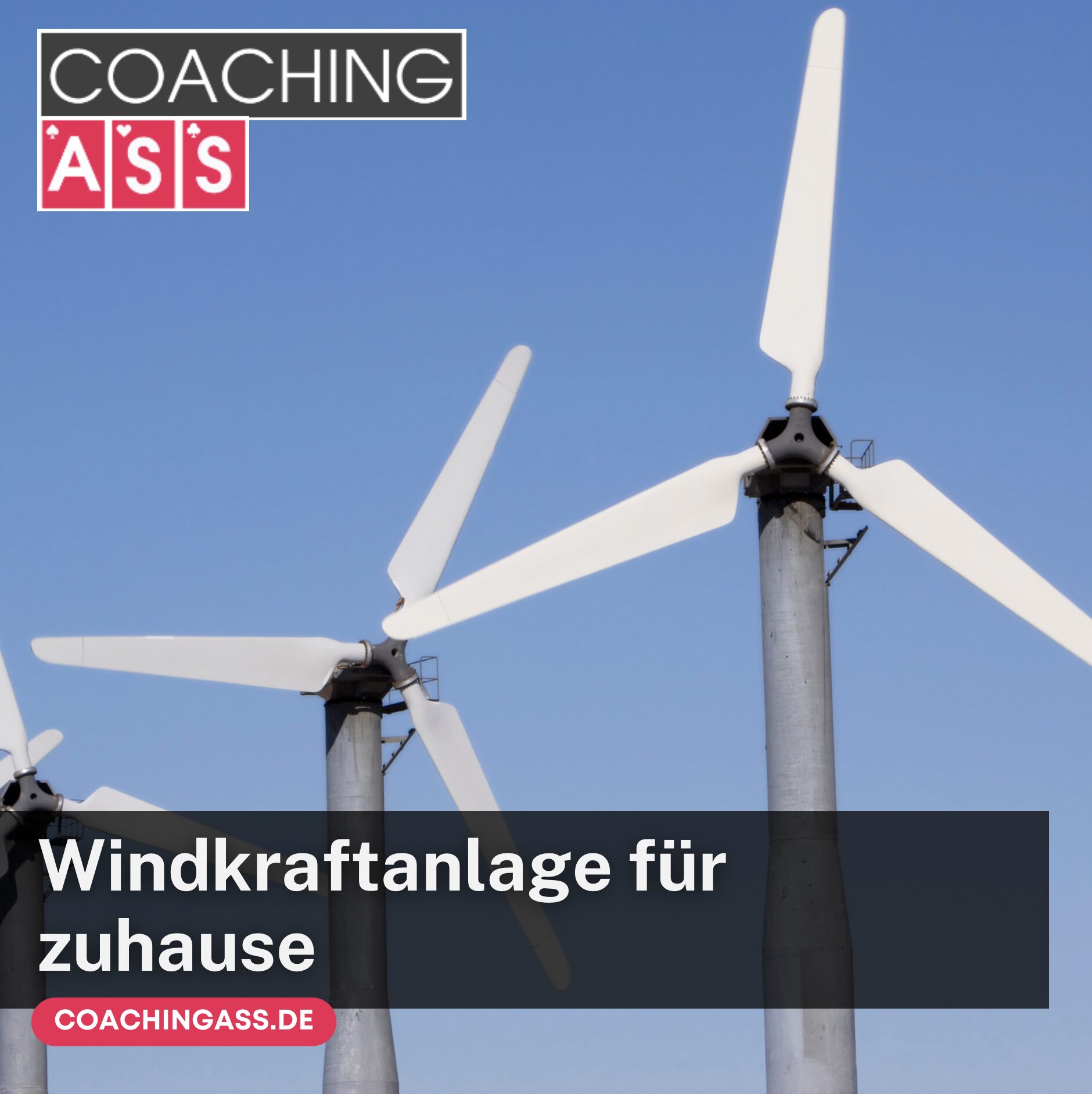 Windkraftanlage für zuhause