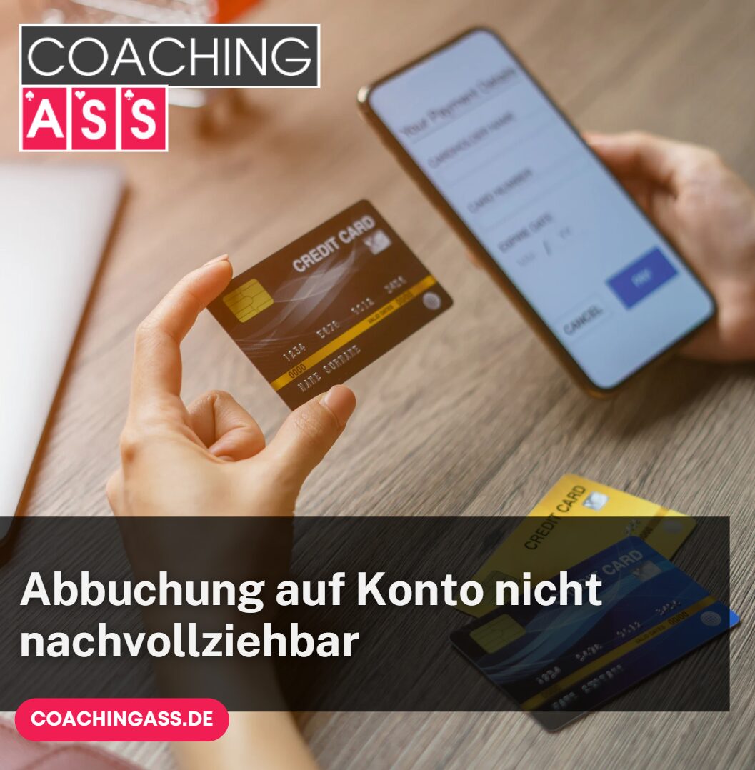 Abbuchung auf Konto nicht nachvollziehbar Ablauf einer Rückbuchung