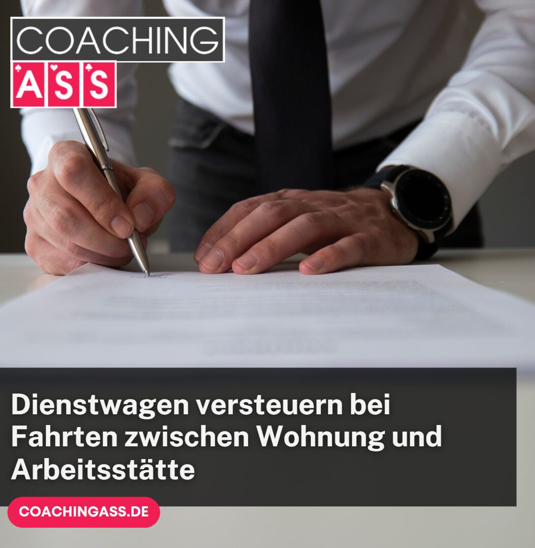 Dienstwagen versteuern bei Fahrten zwischen Wohnung und Arbeitsstätte