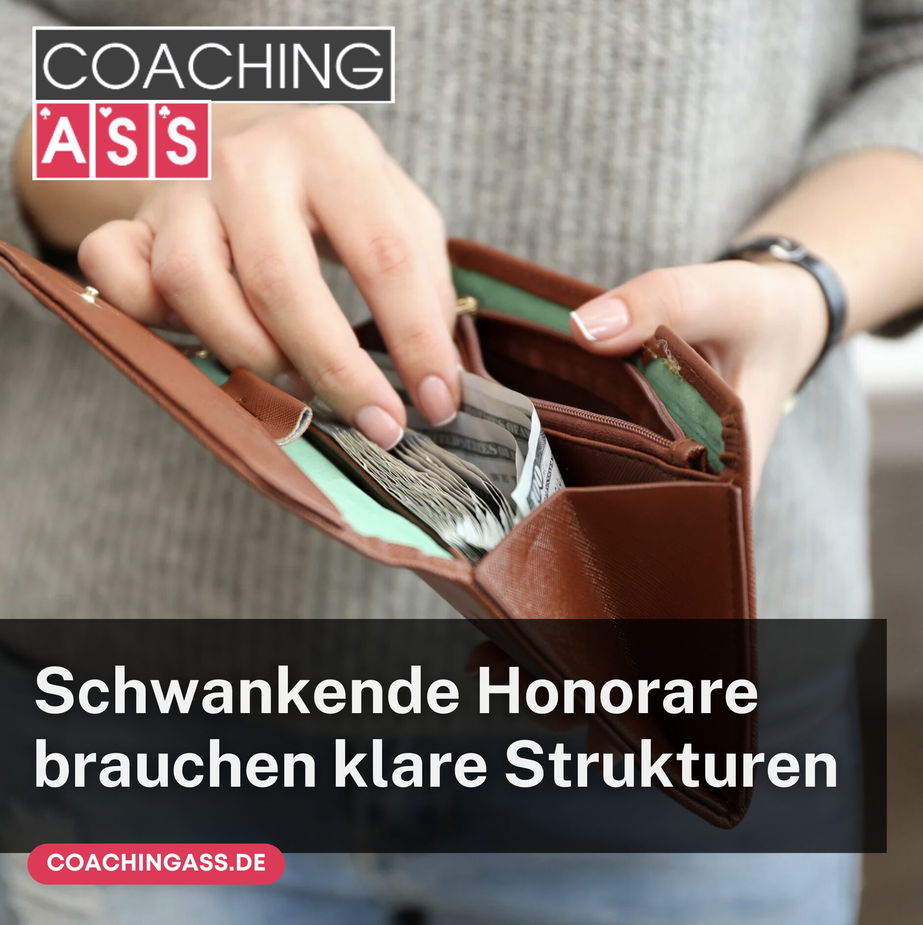 Schwankende Honorare Finananzstrategie Coaches