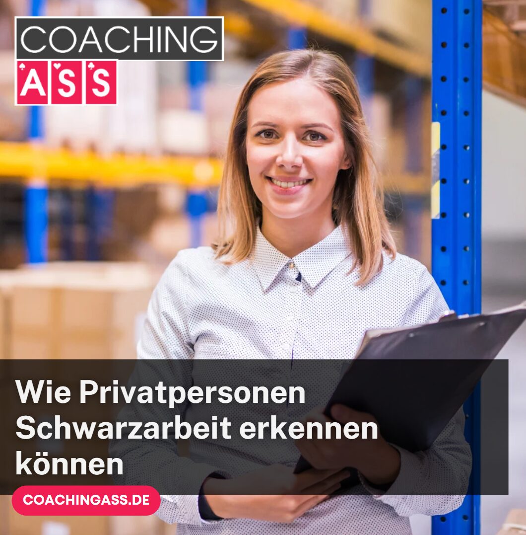 Wie Privatpersonen Schwarzarbeit erkennen können