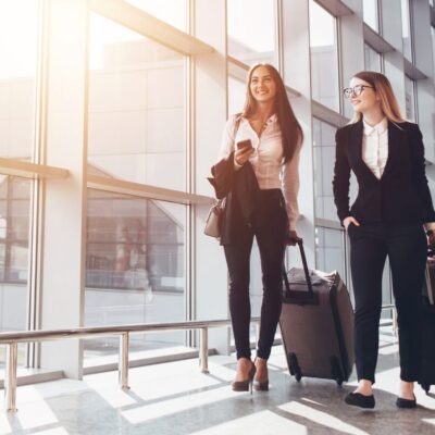 Flug auf Geschäftsreise verspätet