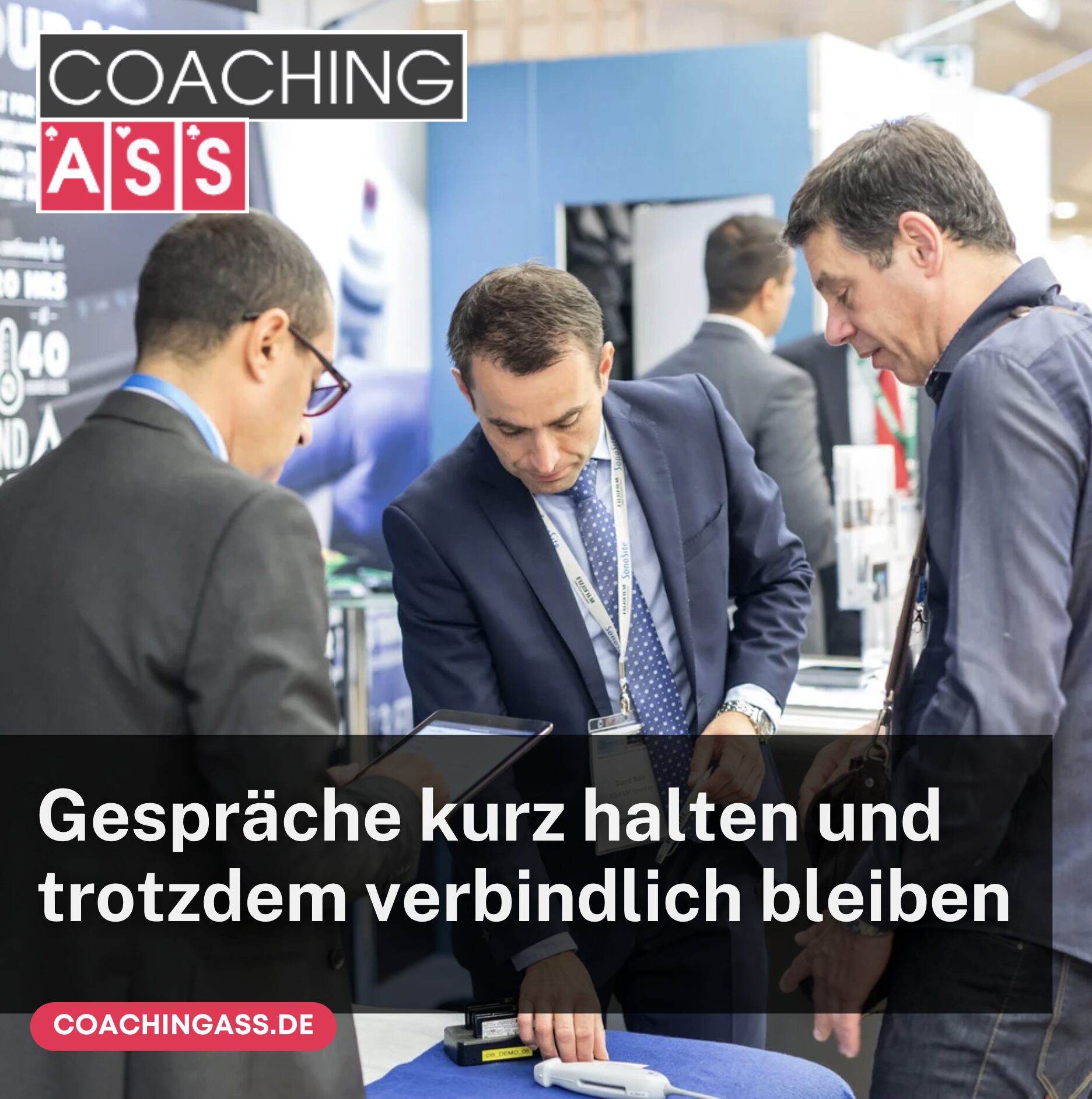 Gespräche kurz halten und trotzdem verbindlich bleiben