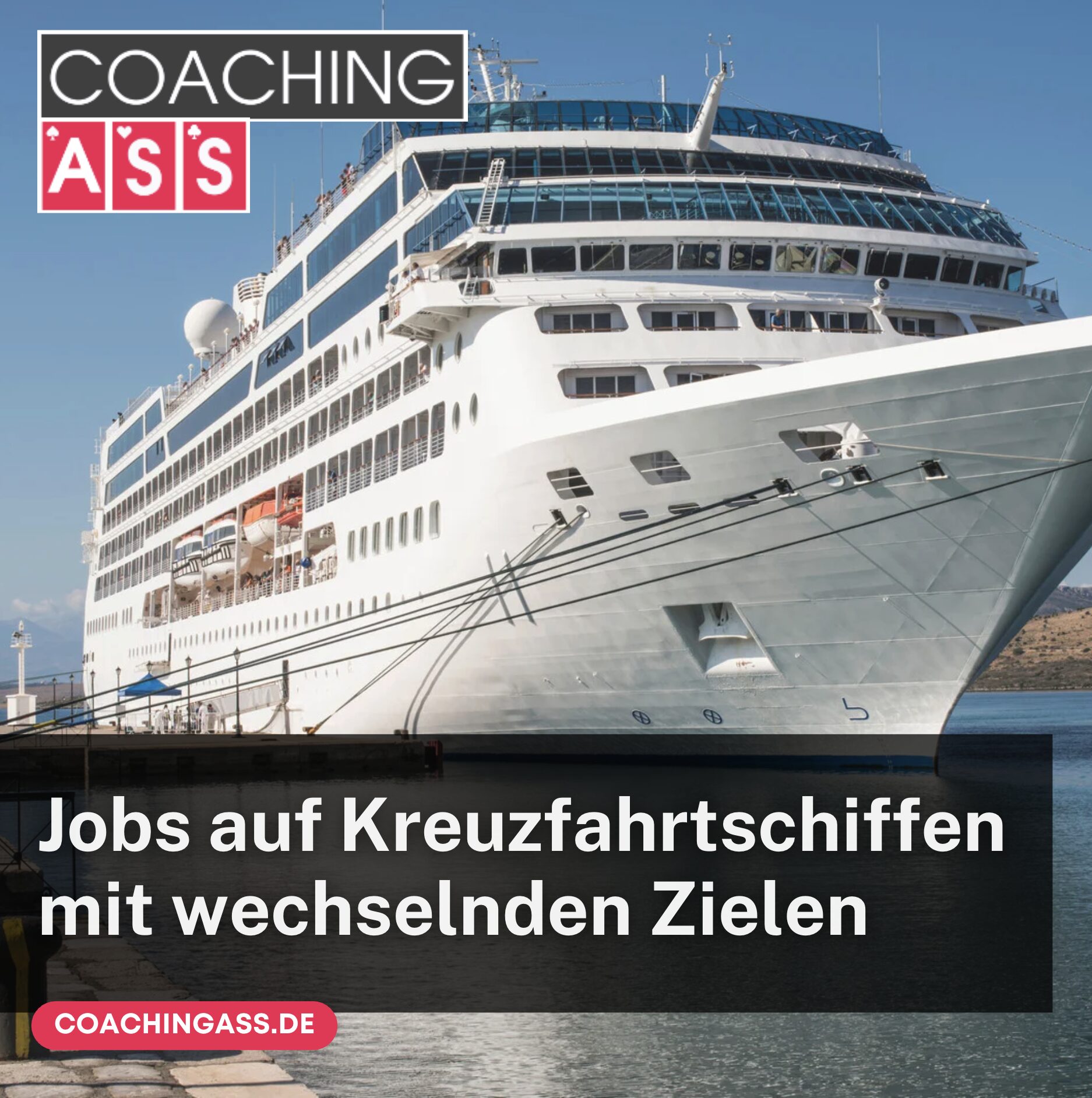Jobs auf Kreuzfahrtschiffen mit wechselnden Zielen