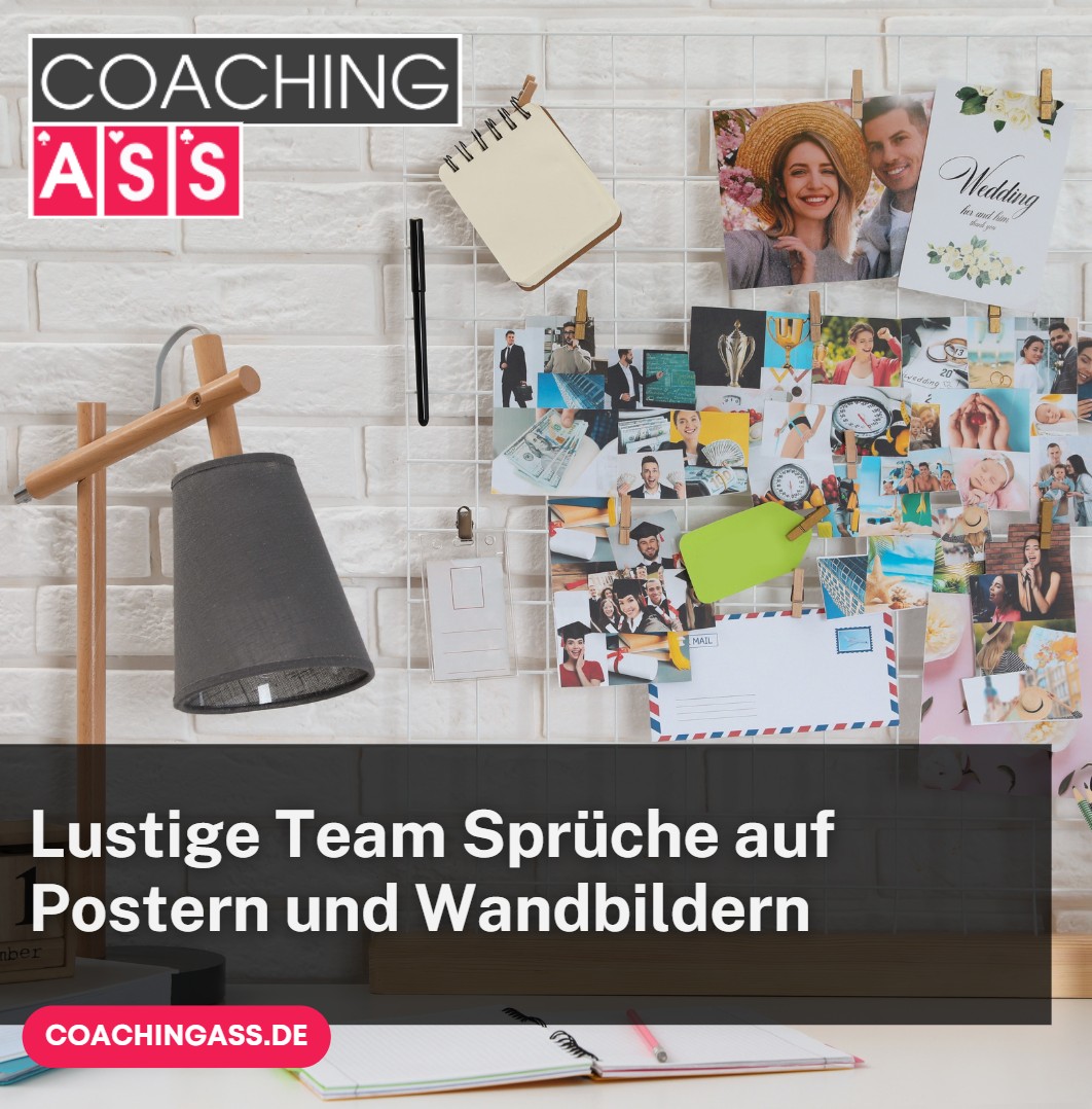 Lustige Team Sprüche auf Postern und Wandbildern