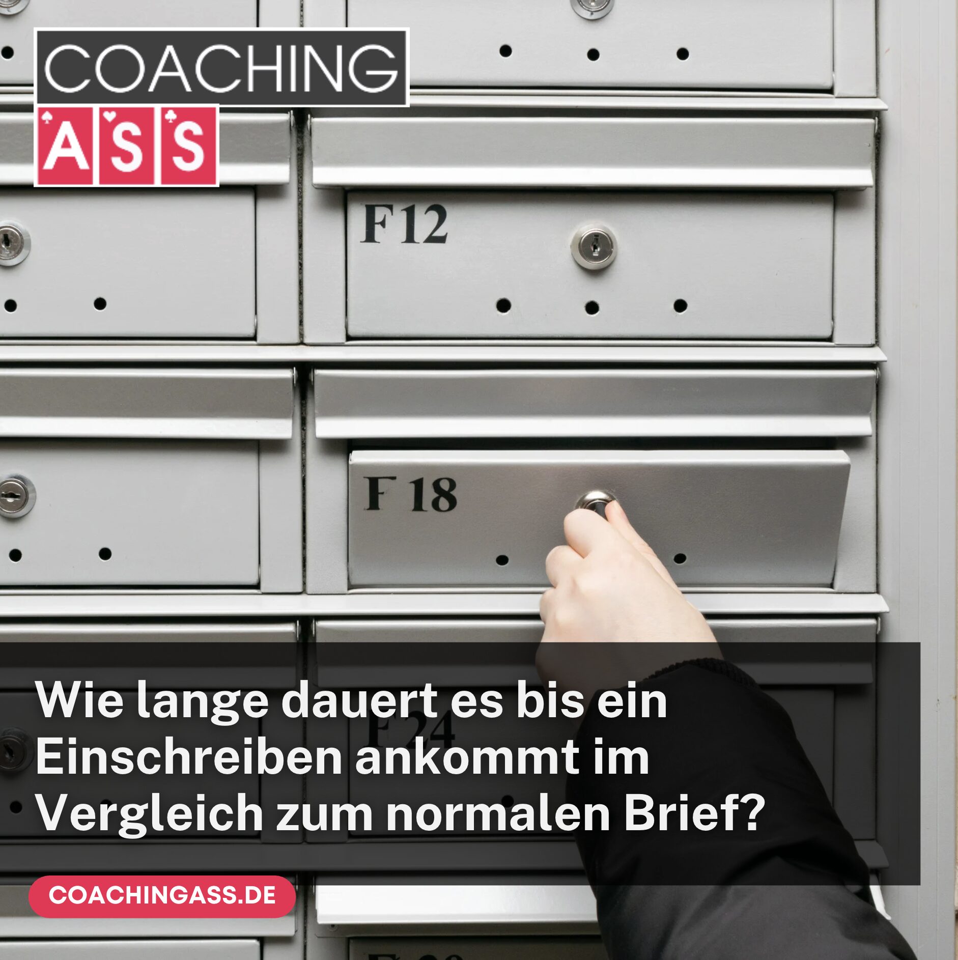 Wie lange dauert es bis ein Einschreiben ankommt im Vergleich zum normalen Brief?