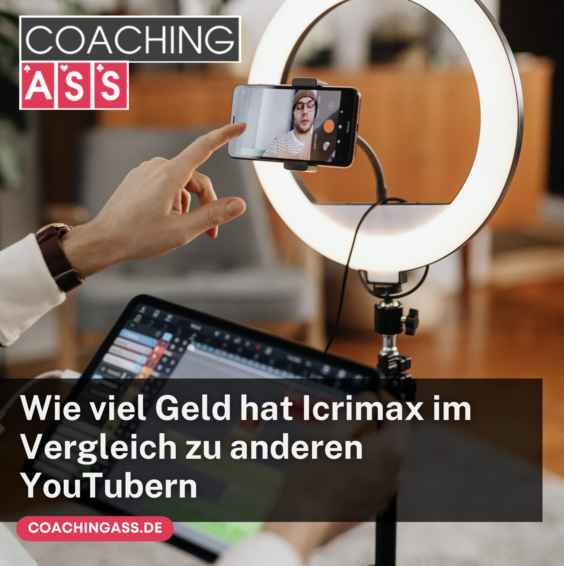 Wie viel Geld hat Icrimax im Vergleich zu anderen YouTubern