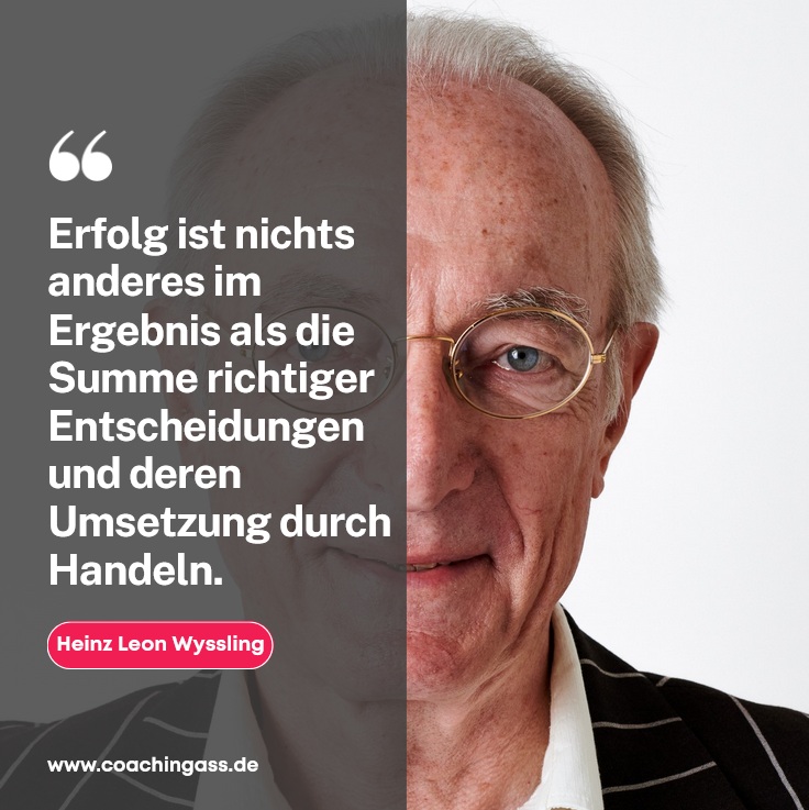 Zitat Heinz Leon Wyssling