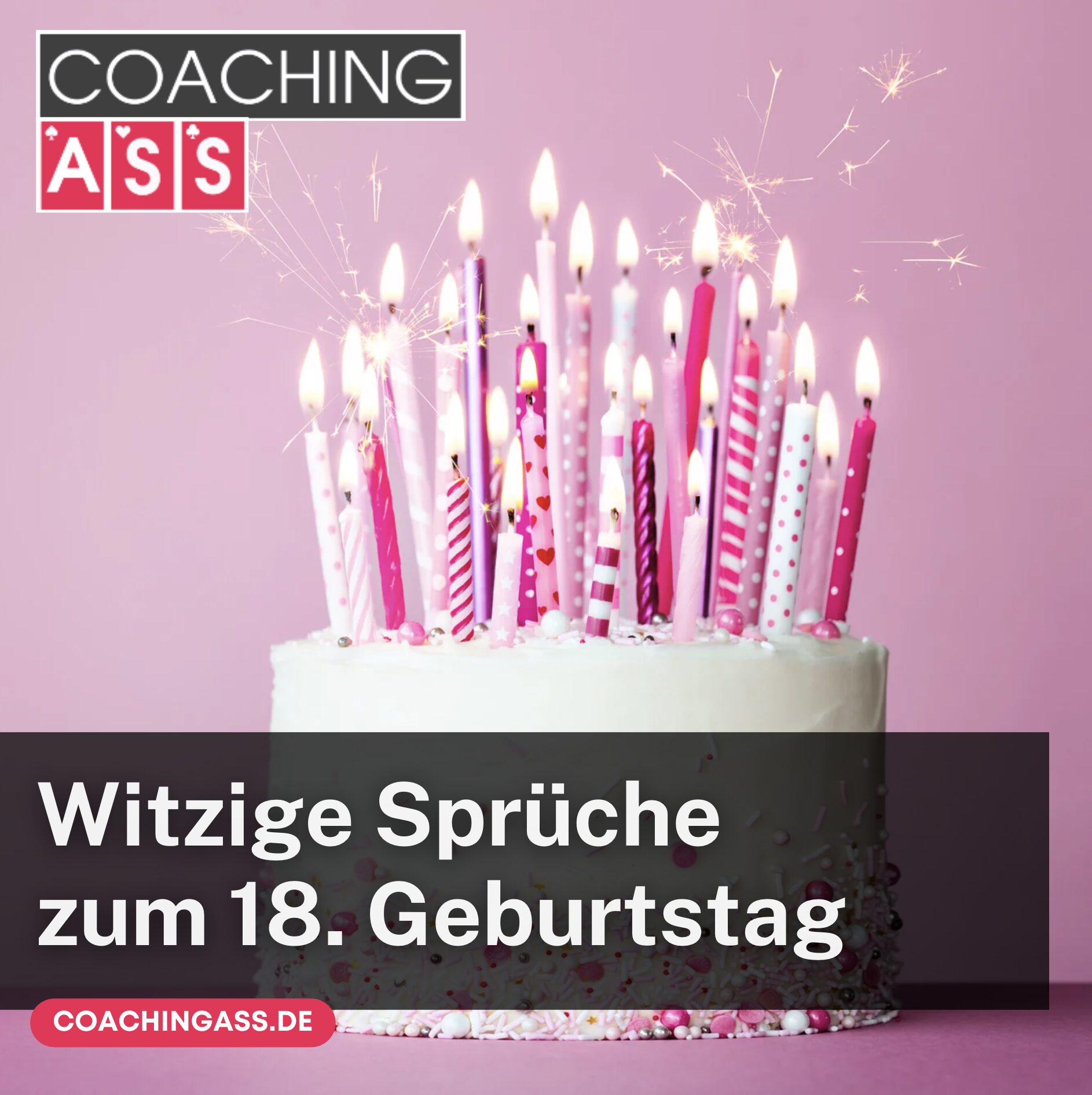 Witzige Sprüche zum 18. Geburtstag