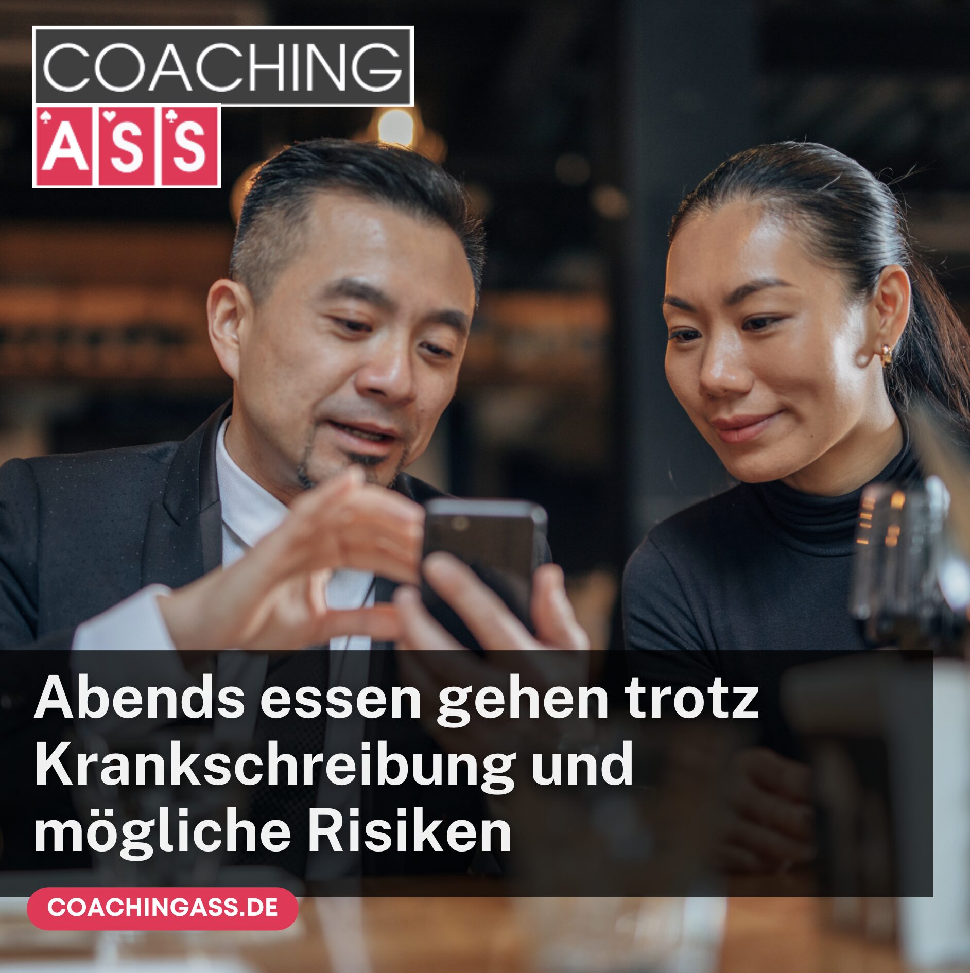 Abends essen gehen trotz Krankschreibung und mögliche Risiken