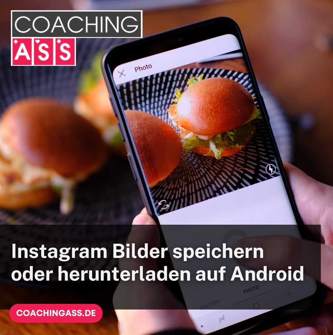 Instagram Bilder speichern oder herunterladen auf Android