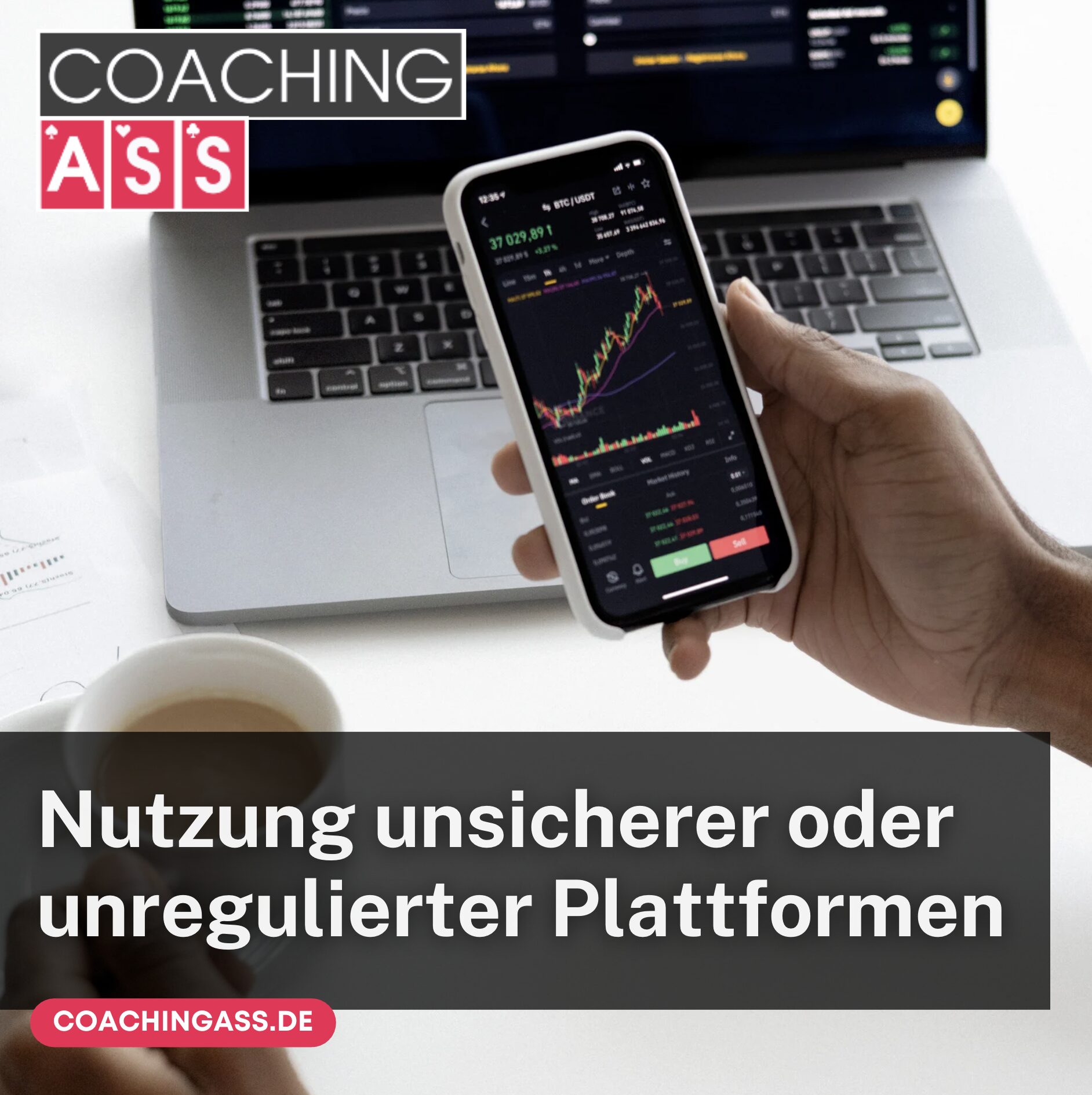 Nutzung unsicherer oder unregulierter Plattformen