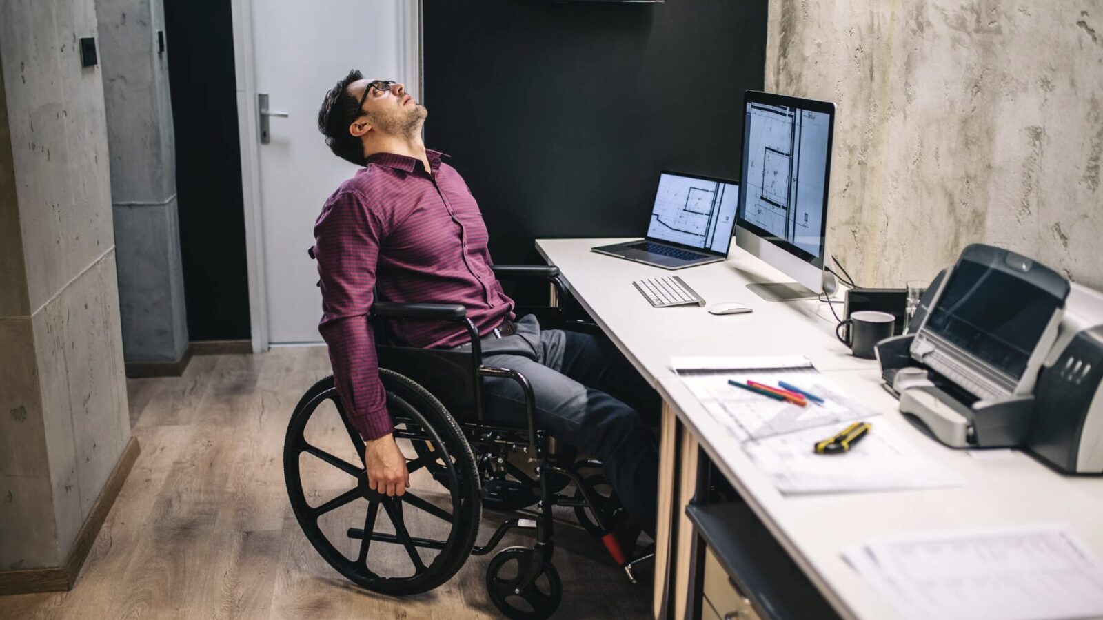 Überforderung am Arbeitsplatz bei Schwerbehinderung