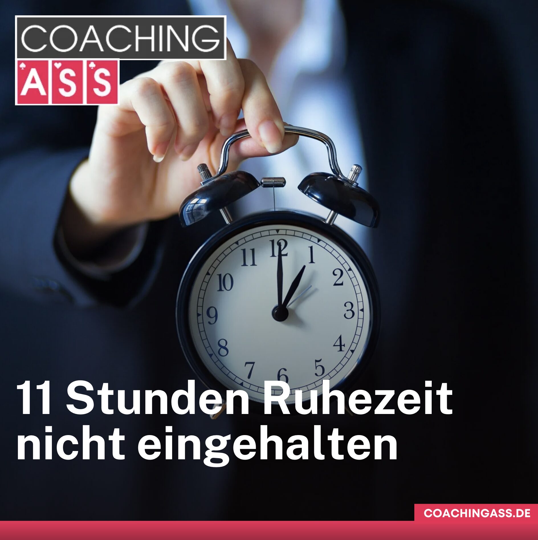 11 Stunden Ruhezeit nicht eingehalten  § 5 ArbZG