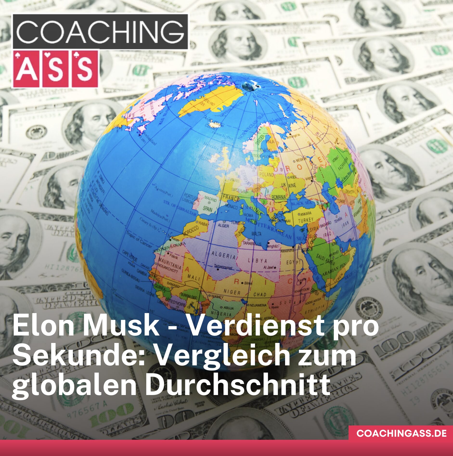 Elon Musk - Verdienst pro Sekunde: Vergleich zum globalen Durchschnitt