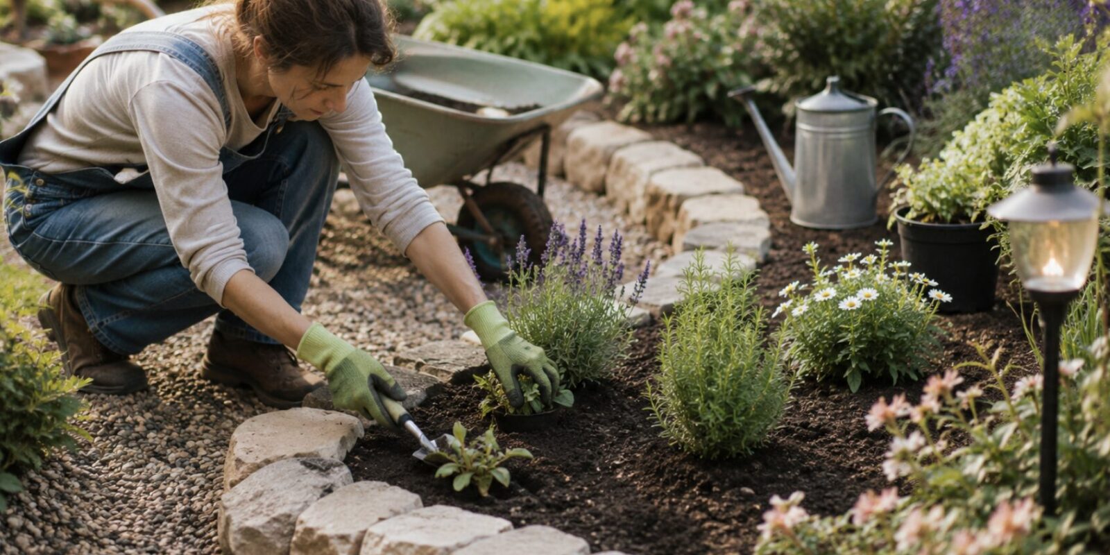 Garten günstig gestalten