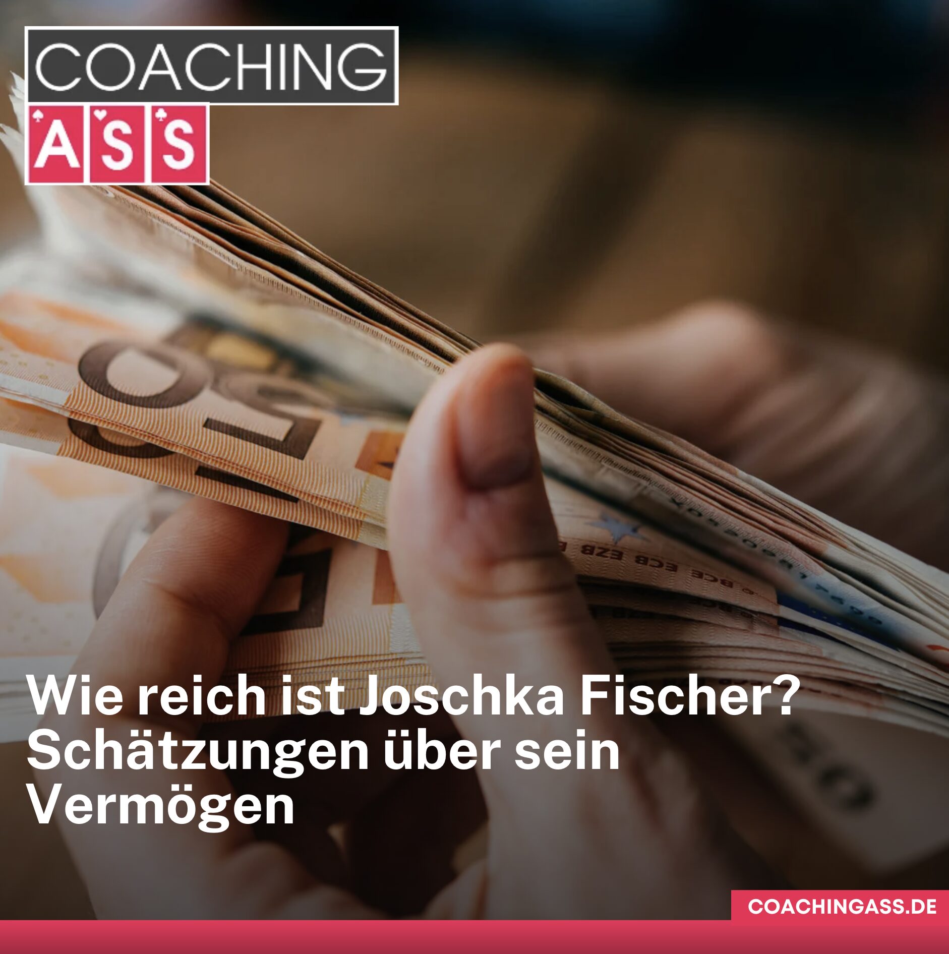 Wie reich ist Joschka Fischer? Schätzungen über sein Vermögen