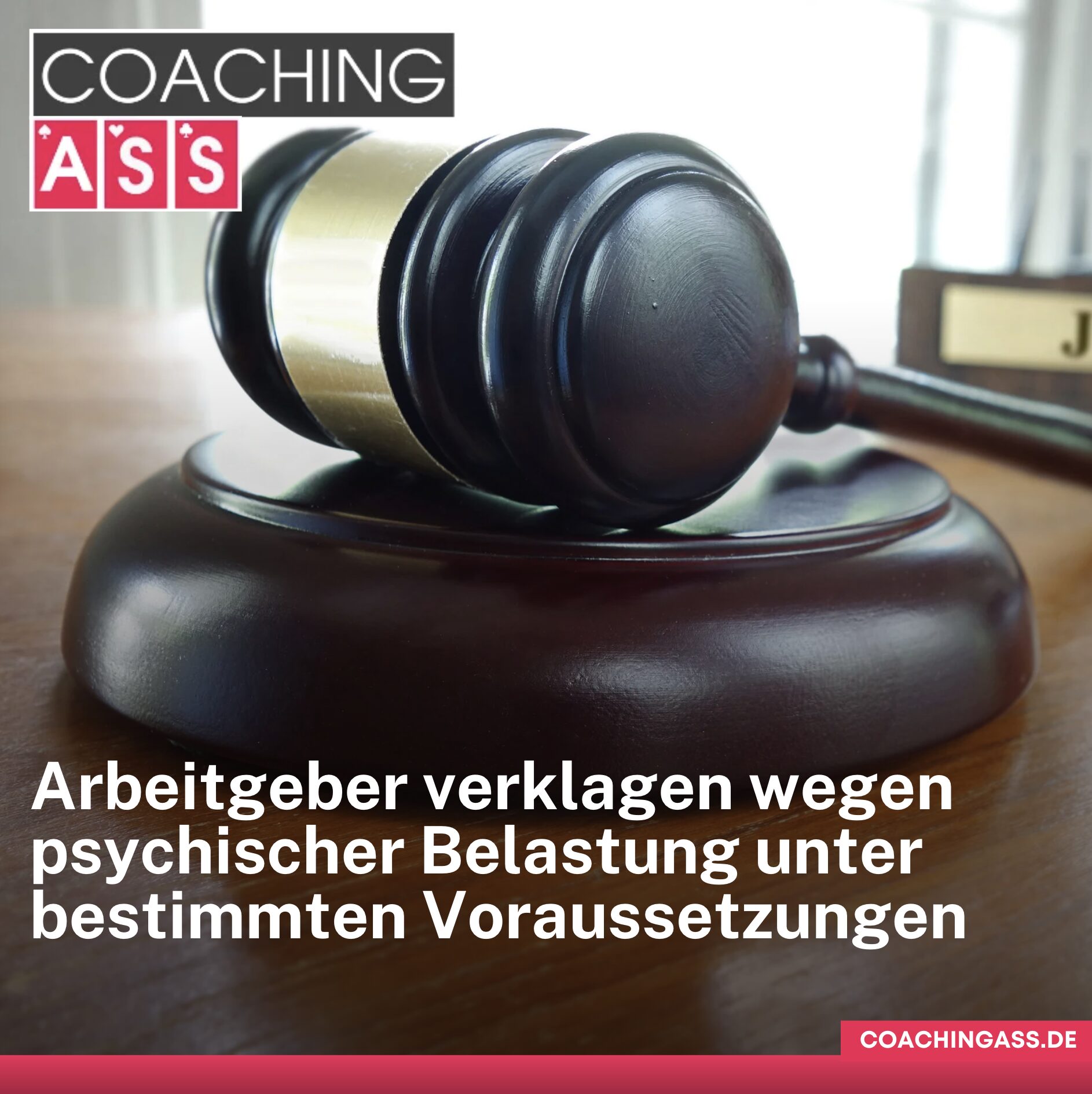 Arbeitgeber verklagen wegen psychischer Belastung unter bestimmten Voraussetzungen