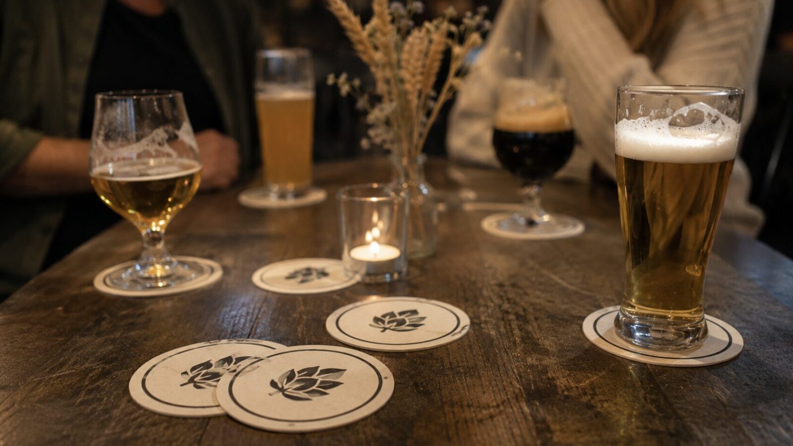 Bierdeckel als Werbeträger