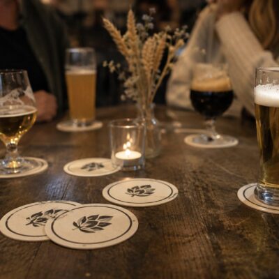 Bierdeckel als Werbeträger