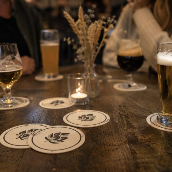 Bierdeckel als Werbeträger