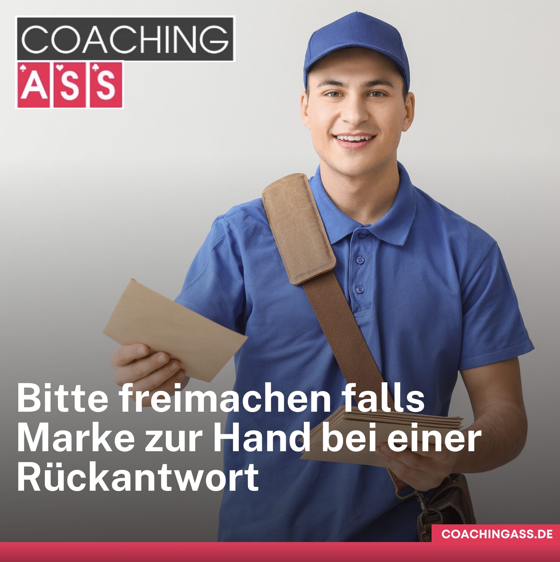 Bitte freimachen falls Marke zur Hand bei einer Rückantwort