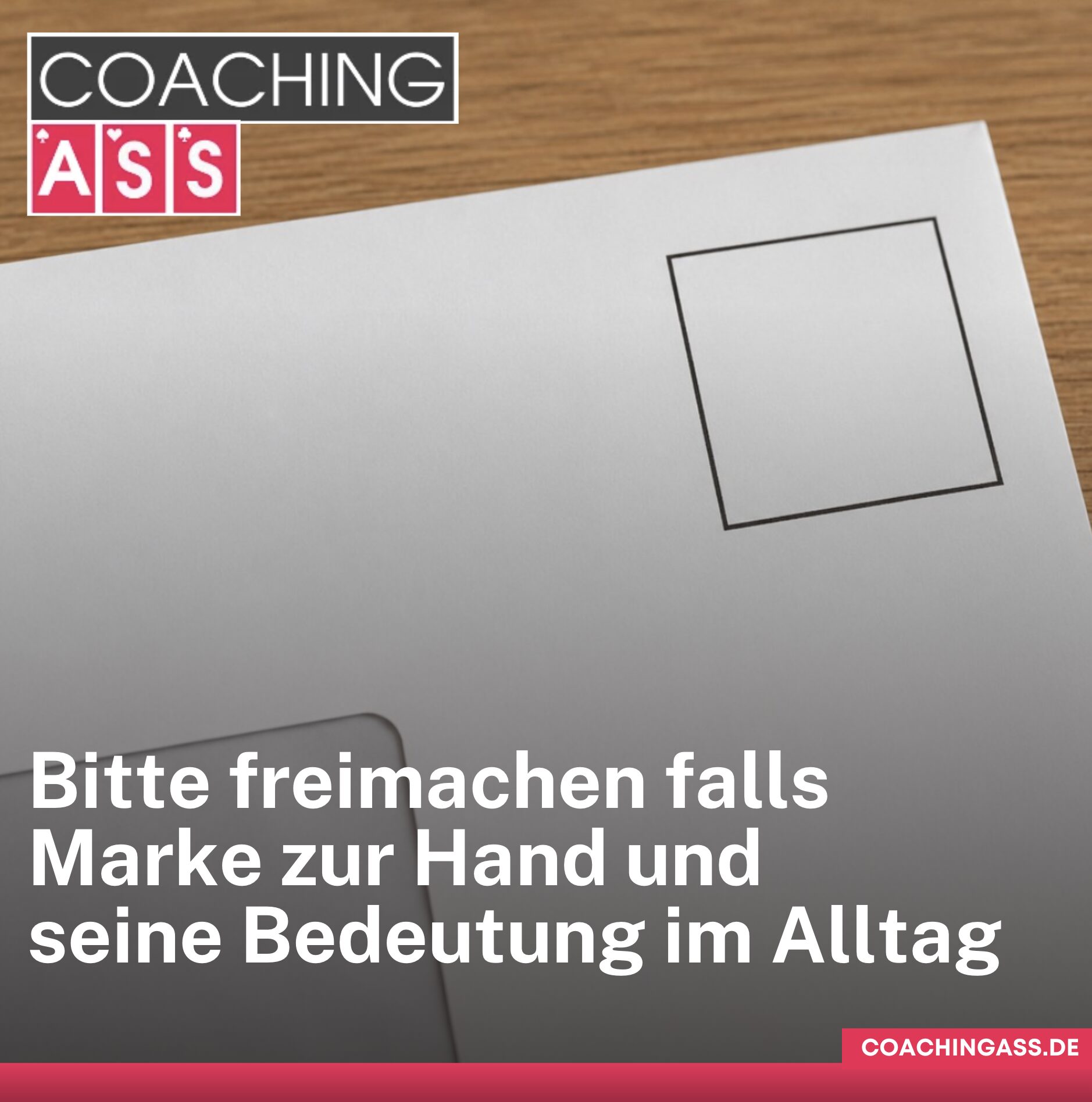Bitte freimachen falls Marke zur Hand und seine Bedeutung im Alltag
