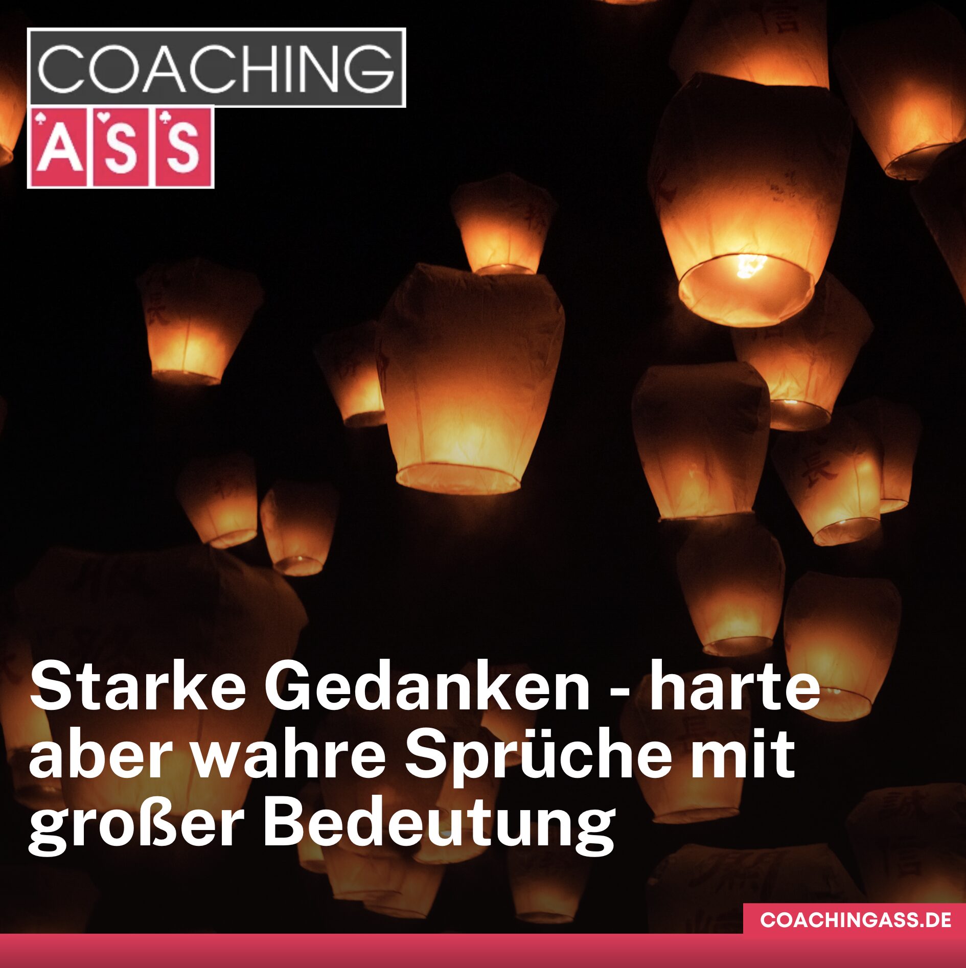 Starke Gedanken - harte aber wahre Sprüche mit großer Bedeutung
