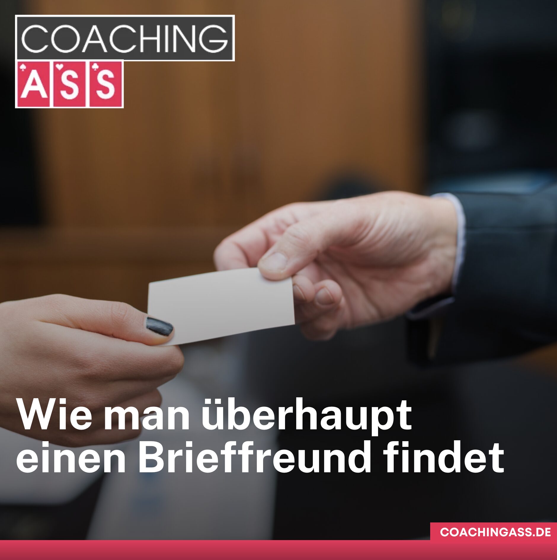 Wie man überhaupt einen Brieffreund findet Wie man überhaupt einen Brieffreund findet