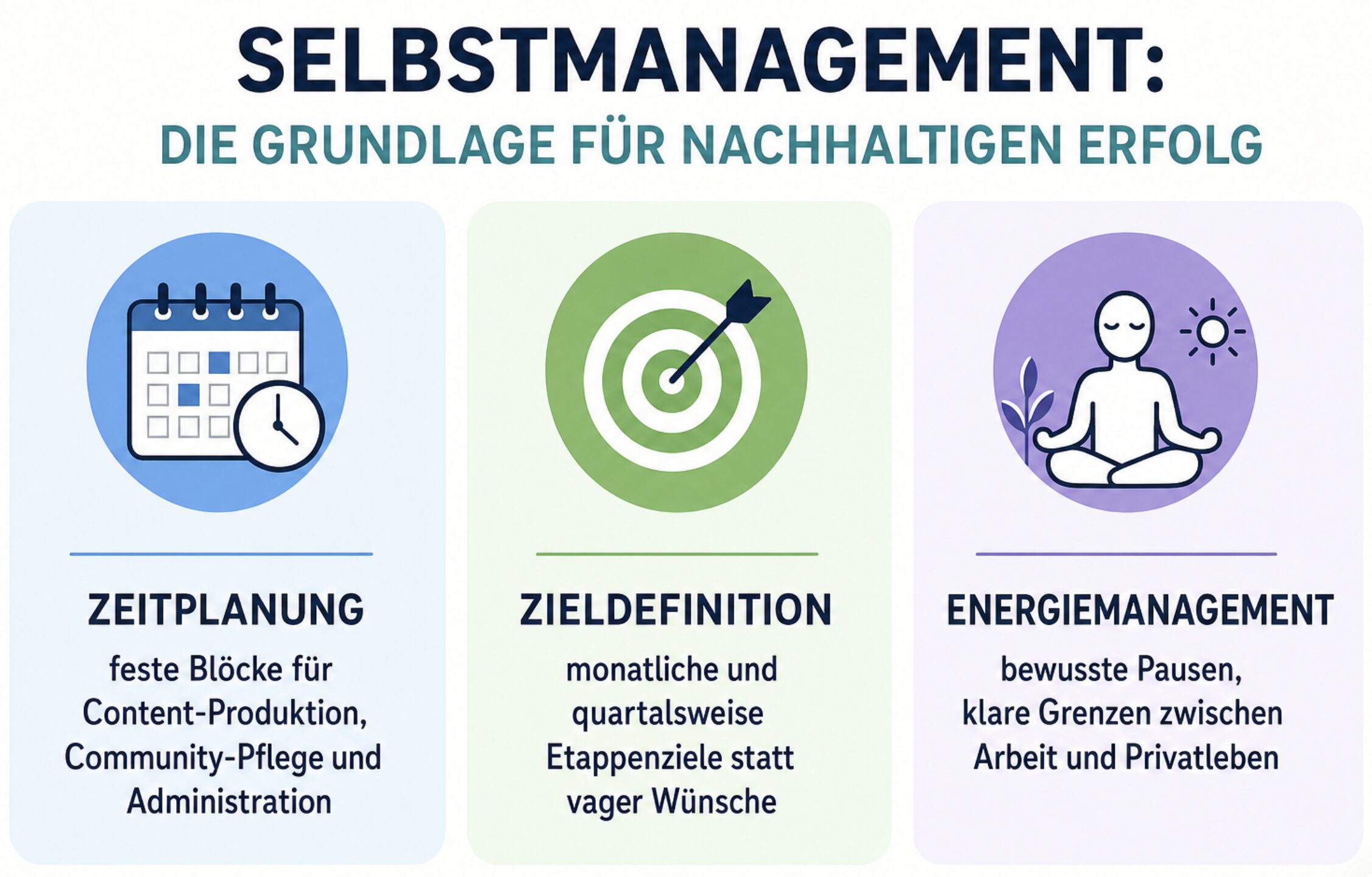 Selbstmanagement: Die Grundlage für nachhaltigen Erfolg